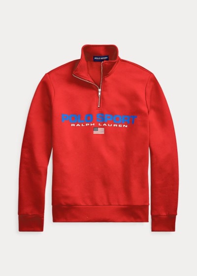 Sudaderas Polo Ralph Lauren Hombre Rojos - Polo Sport Fleece - ISTKU7053